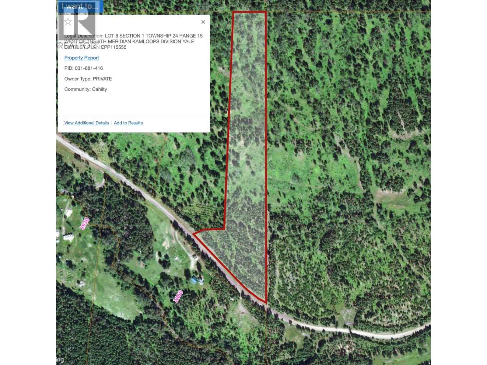 lot 8 FADEAR CREEK Road