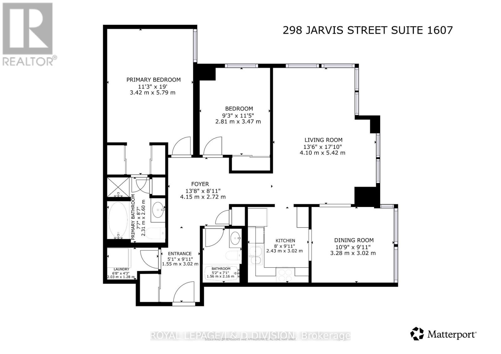 1607 - 298 JARVIS STREET