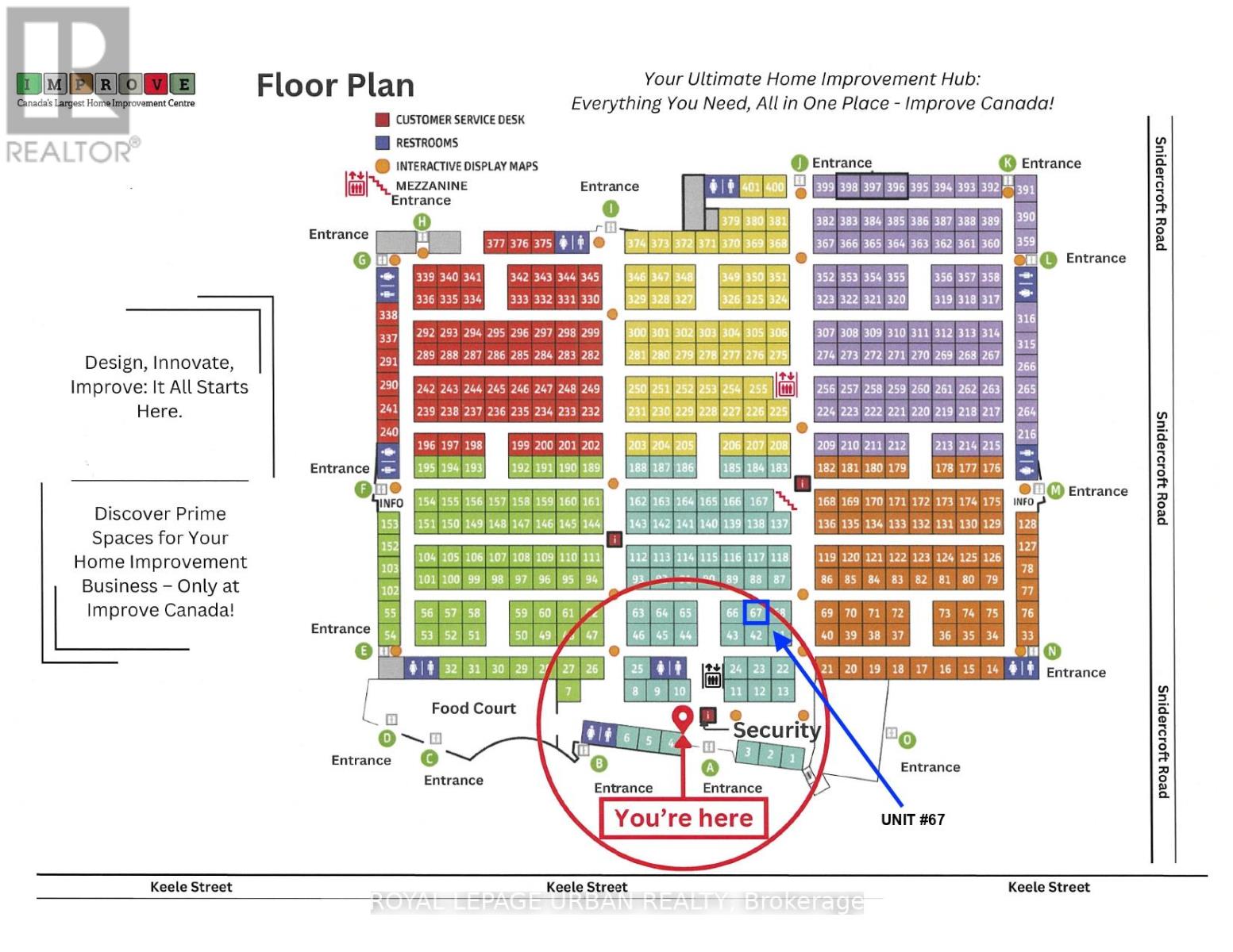 67/68 - 7250 KEELE STREET